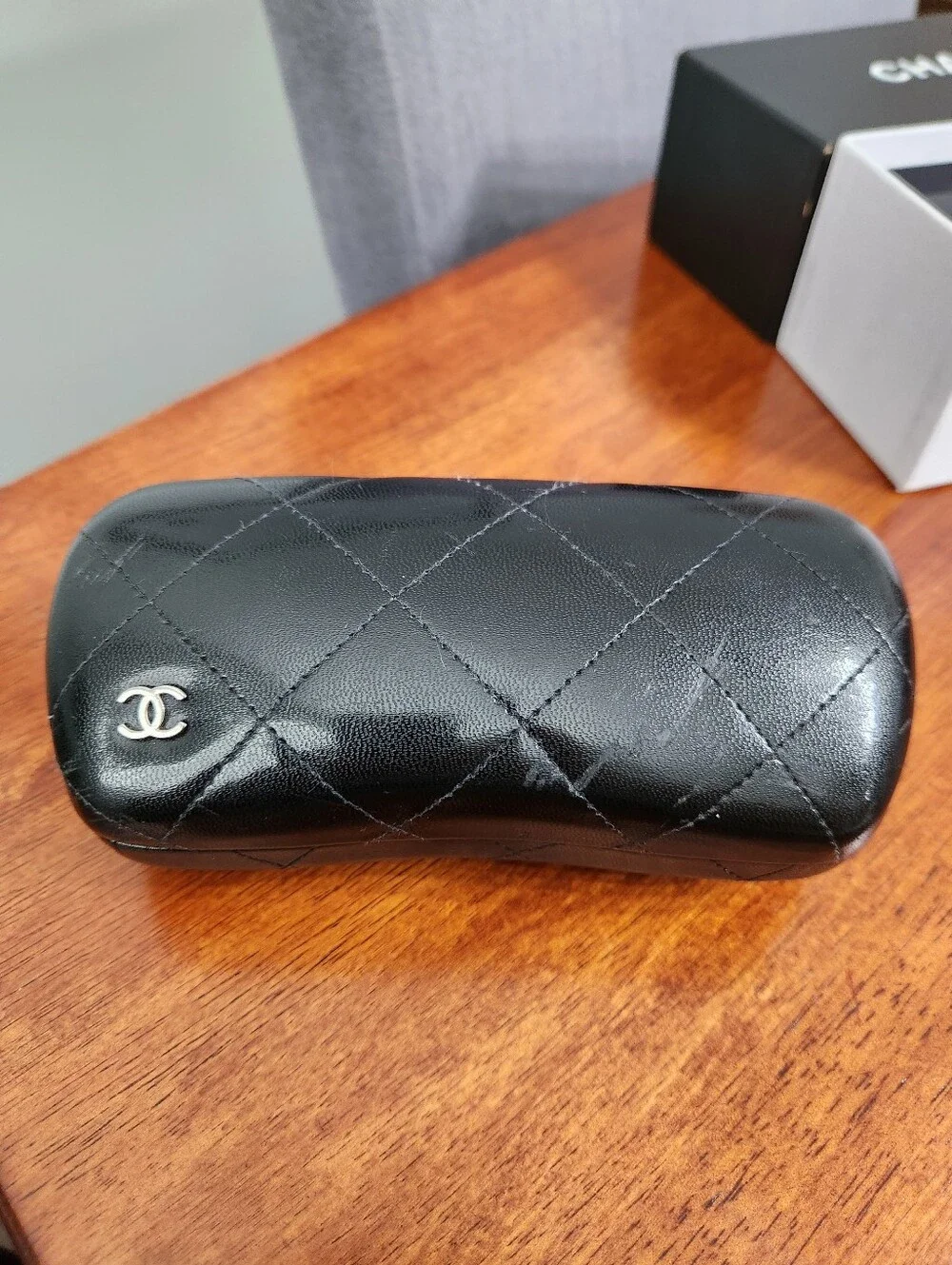Authentic Chanel 5139 Multicolor Letter Sunglasses In a Black Gradient Frame